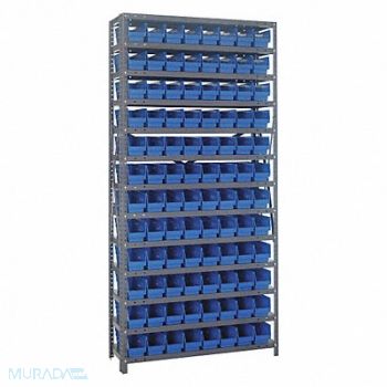 QUANTUM STORAGE SYSTEMS E1515 Bin Shlvng 18inx75inx36in Blue, 8NHV5