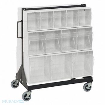 QUANTUM STORAGE SYSTEMS Bin Storage Rack Powder Coated 28 in, 8NJX3