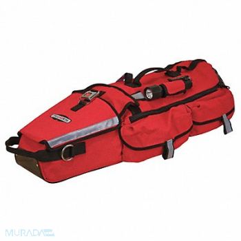 TRUE NORTH Gear Bag L-1 RIT 13 x10 x36 In Nylon Red, 8NJZ4