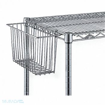 METRO Wire Basket 7 1/2inx10inX17 3/8in Silver, 8NNG5