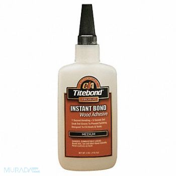 TITEBOND Instant Adhesive 4 oz Clear, 8P748