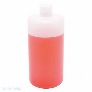 LAB SAFETY SUPPLY Bottle 1000mL Plastic Narrow PK6, 8P778