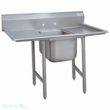 ADVANCE TABCO Regaline Sink Square 24 x24 x12, 9JW46