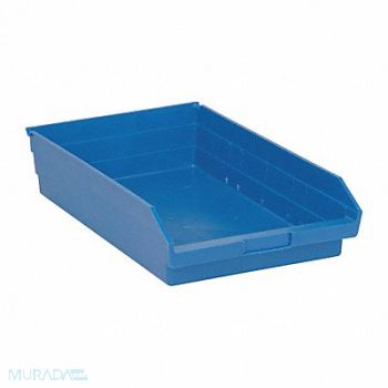 QUANTUM STORAGE SYSTEMS F0620 Shelf Bin Blue Polypropylene 4 in, 8PCC4