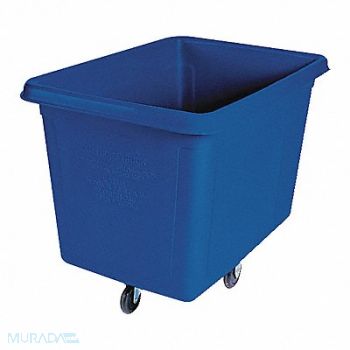 RUBBERMAID COMMERCIAL PRODUCTS Cube Truck HDPE Blue 8.0 cu ft., 9AEF9