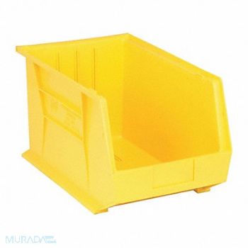 QUANTUM STORAGE SYSTEMS F0609 Hang and Stack Bin Yellow PP 10 in, 8PEU8