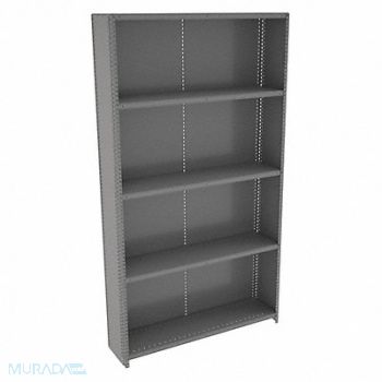 TENNSCO Metal Shlvng Cap 500 lb 12inx84inx48in, 8PGT0