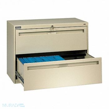 TENNSCO File Cabinet 36 in 2 Drawer Putty, 8PM28