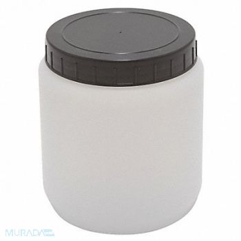 DYNALON Jar 1000mL Plastic Wide PK10, 8RAR2