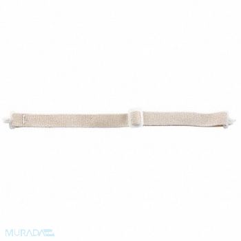 BULLARD Chin Strap Elastic White PK5, 8RDJ9