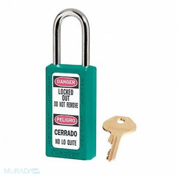 MASTER LOCK D1948 Lockout Padlock KD Teal 3 H, 8RFM9