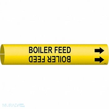 BRADY Pipe Markr Boiler Feed 13/16in H 4/5in W, 8RKC0