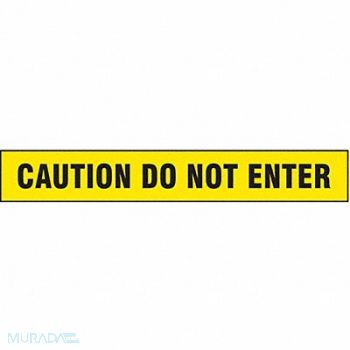 PRESCO PRODUCTS CO Barricade Tape Yellow/Black 1000ft x 3In, 3LUR3