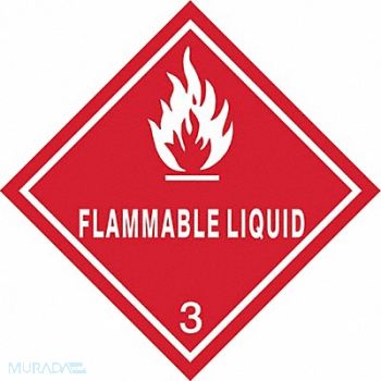 GRAINGER APPROVED DOT Container Label 4 Label W PK500, 9P023