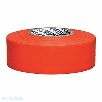 PRESCO PRODUCTS CO Arctic Flagging Tape Orange Glo 150 ft, 9PWM5