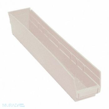 QUANTUM STORAGE SYSTEMS F0621 Shelf Bin Ivory Polypropylene 4 in, 8RPC7