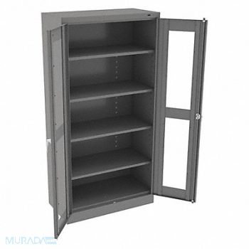 TENNSCO Storage Cabinet 72 x36 x18 MdGry 4Shlv, 8RT48