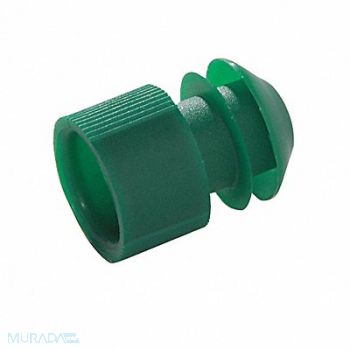 DYNALON TestTube Stopper 15-17mm Green Pk1000, 9NZV0