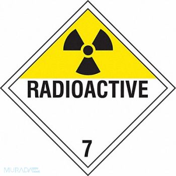 ACCUFORM DOT Container Placard 10-3/4 Label W, 9AAL8