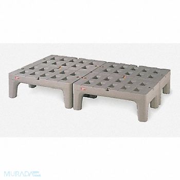 METRO Dunnage Rack 1500 lb Polyethylene 36 W, 9AH85