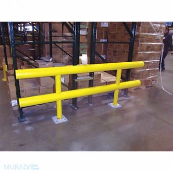 IDEAL SHIELD Guard Rail System 8 ft L 36 in H, 9TZM5