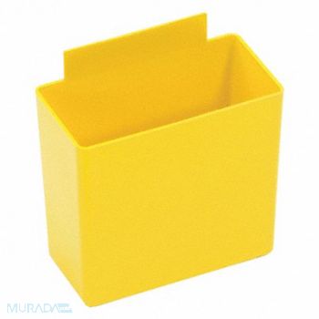 QUANTUM STORAGE SYSTEMS Bin Cups Yellow Plastic 3 in, 8TVF9