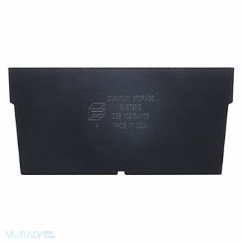 QUANTUM STORAGE SYSTEMS Divider 6 5/8 in Black 50 PK50, 8TW03