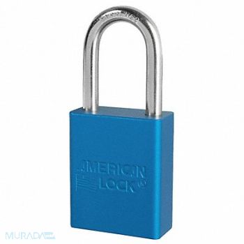 AMERICAN LOCK E7785 Lockout Padlock KA Blue 1-7/8 H PK3, 8UK90