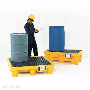 ULTRATECH Ultra Spill Pallet 2 Drums, 8UL63