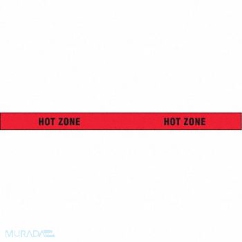 GRAINGER APPROVED Barricade Tape Hot Zone 1000 ft x 3 In, 8UL71