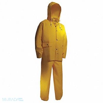 ONGUARD FR 3 Piece Rain Suit Yellow 3XL, 9MD45