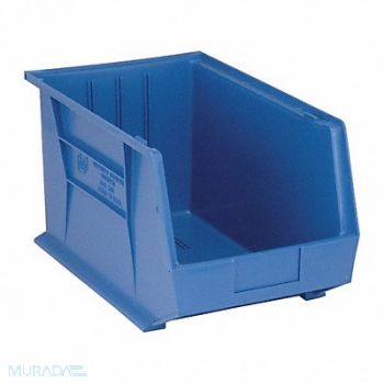 QUANTUM STORAGE SYSTEMS F0609 Hang and Stack Bin Blue PP 10 in, 8UMA6