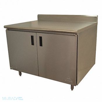 ADVANCE TABCO Cabinet Workbench SS 48 W 30 D, 8Y399