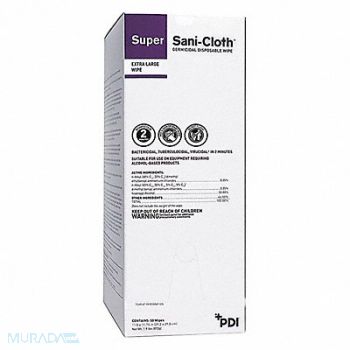 SANI PROFESSIONAL Disinfecting Wipes 50 ct Packet PK50, 8UMM9