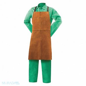 STEINER Welding Bib Apron Leather 36 x 24 In, 8UNN2