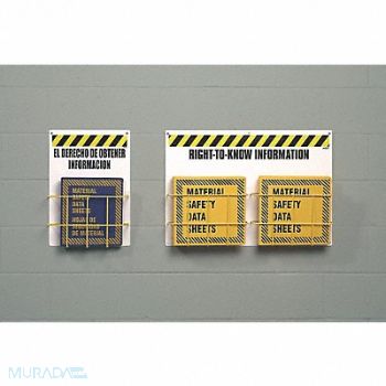 BRADY Single Package 20 in H 5 in D English, 8RH91