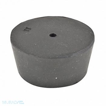 GRAINGER APPROVED Stopper Assortment Black Natural Rubber, 8UY31