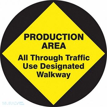 ACCUFORM Slip-Gard Round Floor Sign 17 X17, 772L23