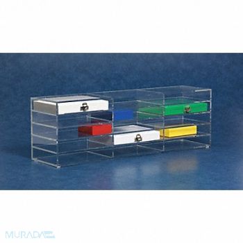 HEATHROW SCIENTIFIC STORAGE RACK F/MCRSCP SLIDE BOXES, 8UZJ3