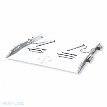 BLUFF Dockboard Steel 15 000 lb 72 x 72 In, 8AKH9