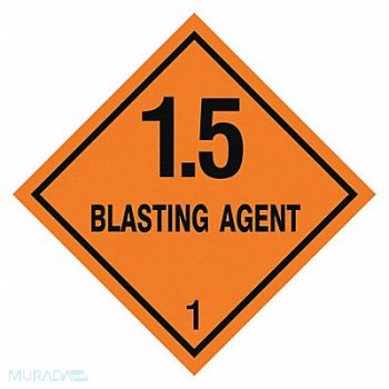 STRANCO INC DOT Container Label 4 Label W PK500, 9JGG9