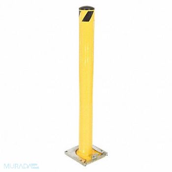 GRAINGER APPROVED Bollard Removable 4-1/2 dia Yellow, 8WFK4