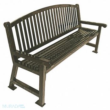 ULTRASITE Outdoor Bench 48 in L 36 in H Burgandy, 9PK24