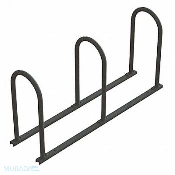 MADRAX Bike Rack 2-Sided 6-Bike Black/Silver, 8WTA0