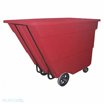 GRAINGER APPROVED Tilt Truck Medium-Duty 1-3/4 cu yd. Red, 8WUK6