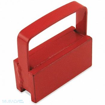 GRAINGER APPROVED Handle Magnet Steel 50 lb 2Lx3/4Wx2H, 8WYA1