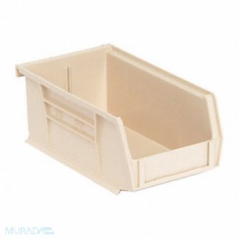 QUANTUM STORAGE SYSTEMS F0599 Hang and Stack Bin Ivory PP 3 in, 8X102