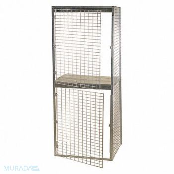 FOLDING GUARD StrgLckrAO 90 x36 x48 1opng 2Dr 2SD Pnl, 8X508