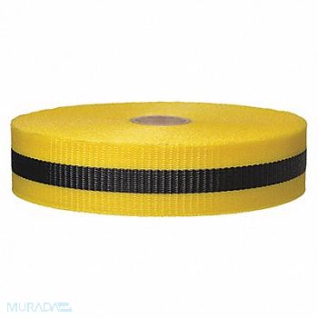 GRAINGER APPROVED Barrier Tape Woven 2 In x 200 ft Yellow, 8XDR7