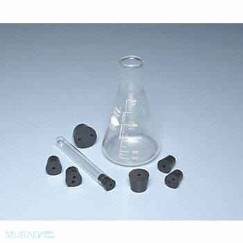 GRAINGER APPROVED Stopper Black PK72, 9UDD8